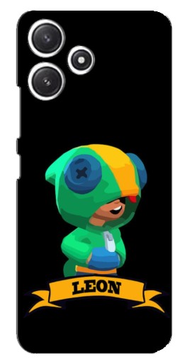 Силиконовый чехол с изображением "LEON" для Xiaomi POCO M6 Pro (5G)