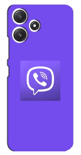 Силиконовый чехол с изображением "Лого Viber" для Xiaomi POCO M6 Pro (5G)