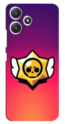 Силиконовый чехол с изображением "Логотип Brawl Stars" для Xiaomi POCO M6 Pro (5G)
