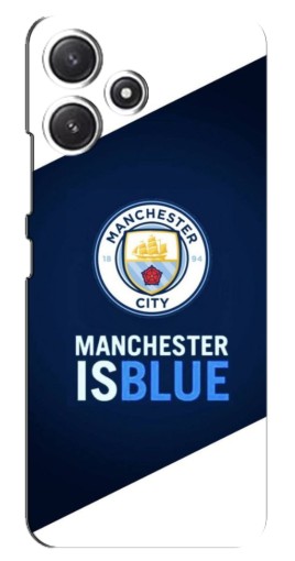 Силиконовый чехол с изображением "Manchester is Blue" для Xiaomi POCO M6 Pro (5G)