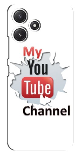Силиконовый чехол с изображением "My YouTube" для Xiaomi POCO M6 Pro (5G)