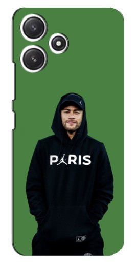 Силиконовый чехол с изображением "Неймар Paris" для Xiaomi POCO M6 Pro (5G)