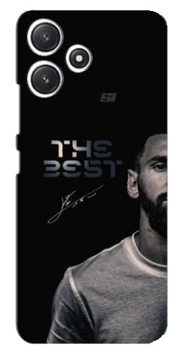 Чехол с принтом "The Best Messi" для Xiaomi POCO M6 Pro (5G)