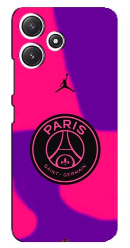 Силиконовый чехол с изображением "Яркий лого PSG" для Xiaomi POCO M6 Pro (5G)