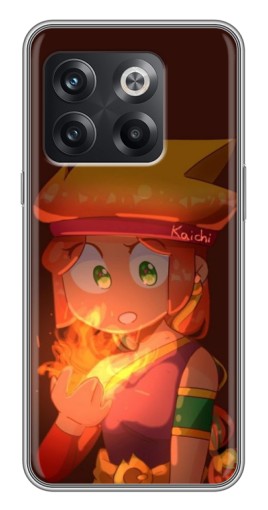 Чехол с печатью "Amber с огнем" для OnePlus 10T