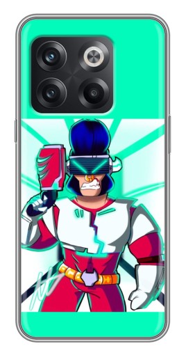 Силиконовый чехол с изображением "Булл в очках" для OnePlus 10T