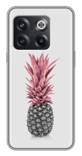Силиконовый чехол с изображением "Чёрно-белый ананас" для OnePlus 10T
