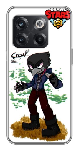Силиконовый чехол с изображением "Crow" для OnePlus 10T