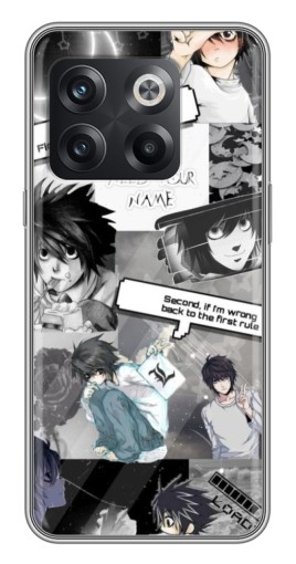 Силиконовый чехол с изображением "L - Death note" для OnePlus 10T