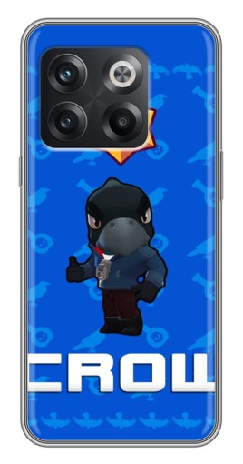 Силиконовый чехол с изображением "Медаль Crow" для OnePlus 10T