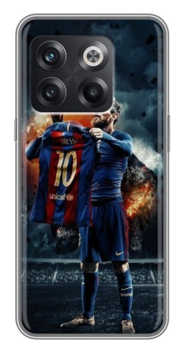 Чехол с принтом "Месси с футболкой" для OnePlus 10T