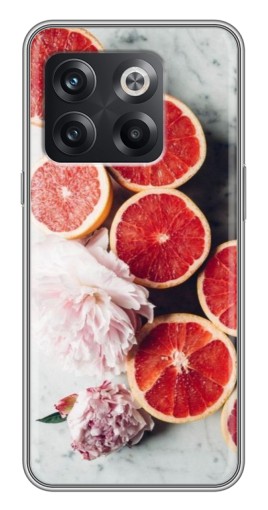 Силиконовый чехол с изображением "Половинки грейпфрутов" для OnePlus 10T