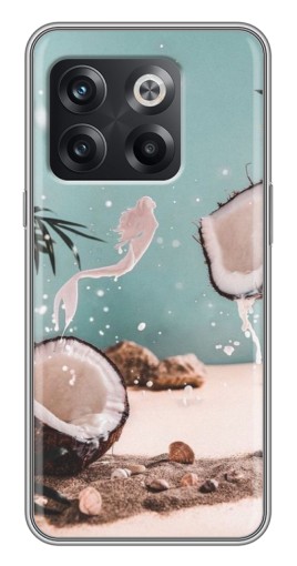 Силиконовый чехол с изображением "Половинки кокоса" для OnePlus 10T