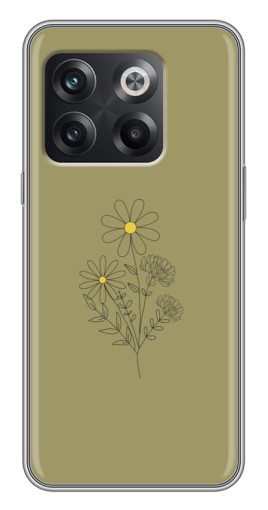 Чехол с картинкой "Рисунок ромашка" для OnePlus 10T