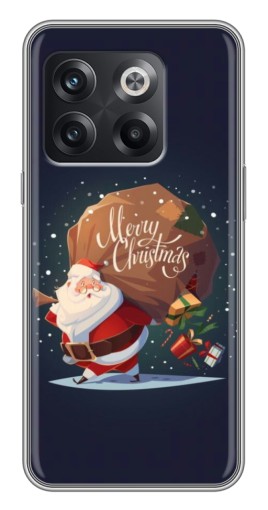 Чехол с печатью "Санта с подарками" для OnePlus 10T