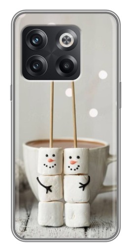 Чехол с печатью "Снеговики из зефира" для OnePlus 10T
