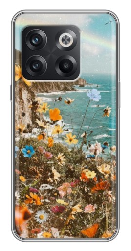Чехол с картинкой "Яркие полевые цветы" для OnePlus 10T