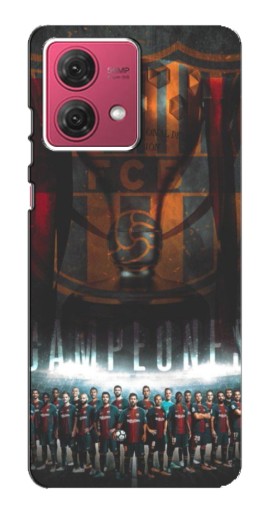 Силиконовый чехол с изображением "FCB Campeones" для Motorola MOTO G84