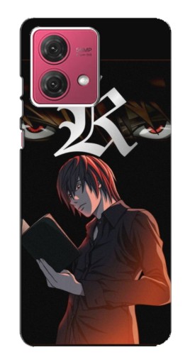 Чехол с картинкой "Лайт Ягами Death Note" для Motorola MOTO G84