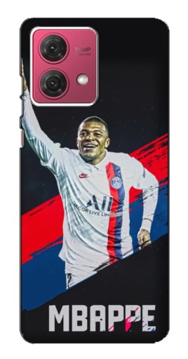 Силиконовый чехол с изображением "Mbappe в ПСЖ" для Motorola MOTO G84