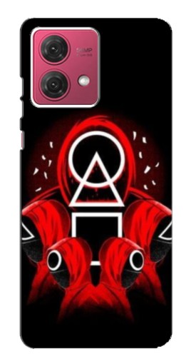 Чехол с печатью "Солдаты с игры кальмара" для Motorola MOTO G84