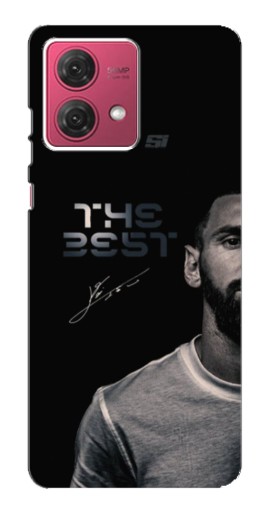 Силиконовый чехол с изображением "The Best Messi" для Motorola MOTO G84
