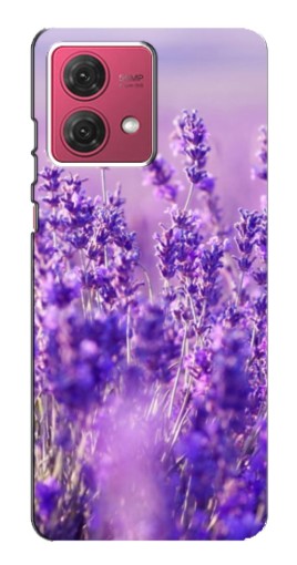 Чехол с картинкой "Яркая лаванда" для Motorola MOTO G84
