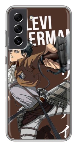 Чехол с принтом "Ackermankerman levi" для Samsung Galaxy S21 FE