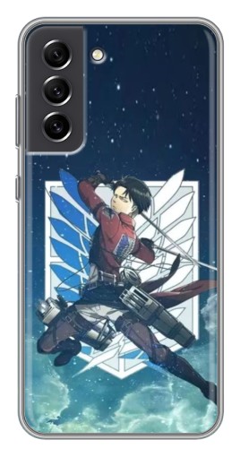 Чехол с принтом "Аккерман Леви" для Samsung Galaxy S21 FE