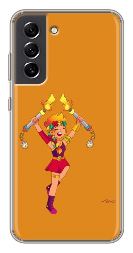 Чехол с печатью "Амбер ликует" для Samsung Galaxy S21 FE