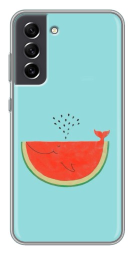 Чехол с принтом "Арбуз кит" для Samsung Galaxy S21 FE