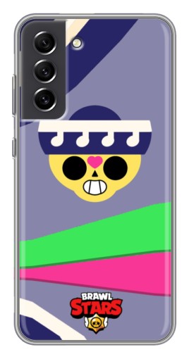Силиконовый чехол с изображением "Арт Poco" для Samsung Galaxy S21 FE