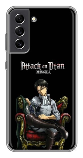 Чехол с картинкой "Атака на Титанов" для Samsung Galaxy S21 FE