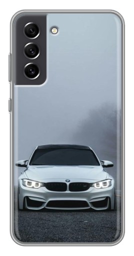 Силиконовый чехол с изображением "БМВ в тумане" для Samsung Galaxy S21 FE