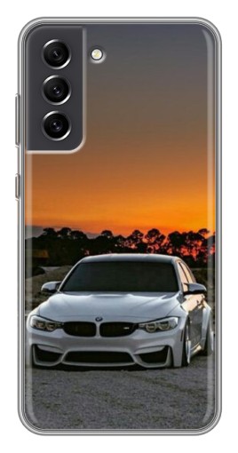 Чехол с принтом "BMW белая" для Samsung Galaxy S21 FE