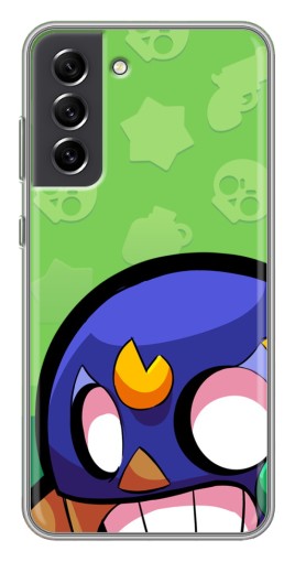 Силиконовый чехол с изображением "Боец в маске" для Samsung Galaxy S21 FE