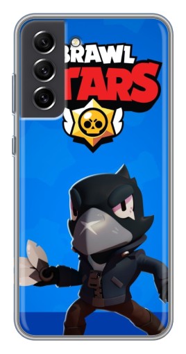 Силиконовый чехол с изображением "Боевой Crow" для Samsung Galaxy S21 FE
