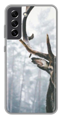 Силиконовый чехол с изображением "Большой олень" для Samsung Galaxy S21 FE