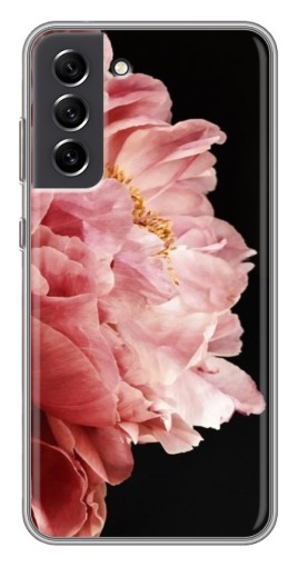 Чехол с картинкой "Большой пион " для Samsung Galaxy S21 FE