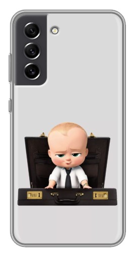 Чехол с картинкой "Босс с чемоданом" для Samsung Galaxy S21 FE