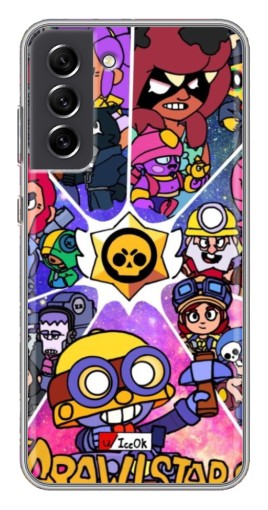 Чехол с печатью "Brawl заставка" для Samsung Galaxy S21 FE