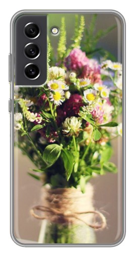 Чехол с принтом "Букет полевых цветов" для Samsung Galaxy S21 FE