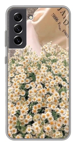 Чехол с печатью "Букет ромашек" для Samsung Galaxy S21 FE