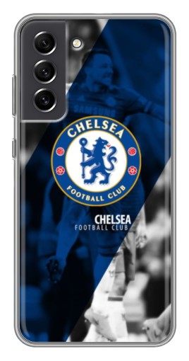 Чехол с картинкой "Club Chelsea" для Samsung Galaxy S21 FE