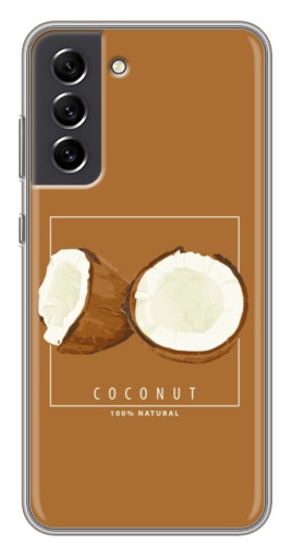 Чехол с картинкой "Coconut" для Samsung Galaxy S21 FE