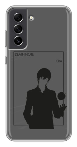 Силиконовый чехол с изображением "Death Note Кира" для Samsung Galaxy S21 FE