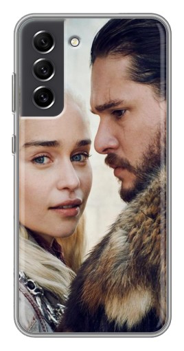 Чехол с печатью "Дейнерис и Сноу" для Samsung Galaxy S21 FE
