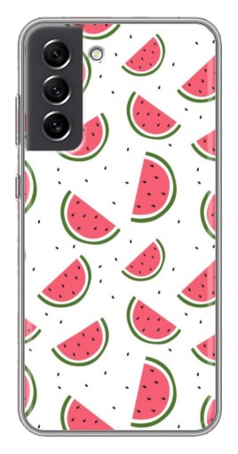 Чехол с принтом "Дольки арбуза" для Samsung Galaxy S21 FE