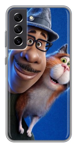 Чехол с принтом "Джо и кот" для Samsung Galaxy S21 FE