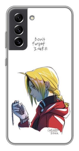 Чехол с картинкой "Эд Эрлик с часами" для Samsung Galaxy S21 FE